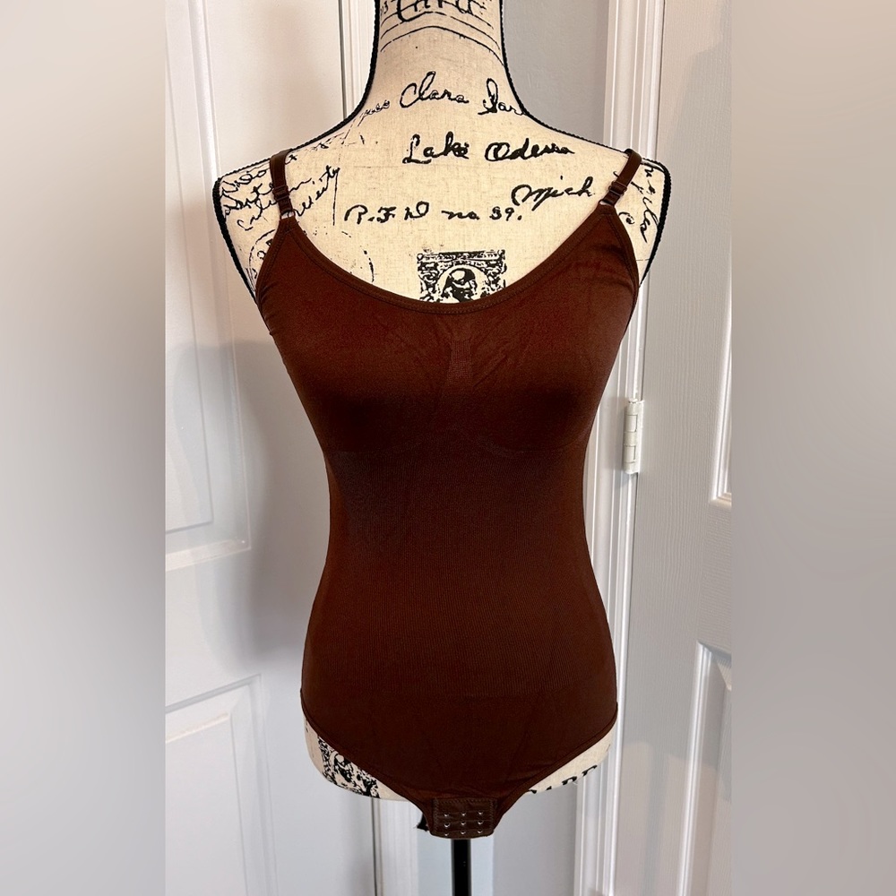 SleekShape Sculpting Body Suit - Brown